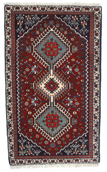 絨毯 ペルシャ ヤラメー 64X110 ダークレッド/ダークピンク (ウール, ペルシャ/イラン)