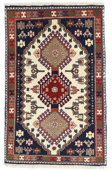 Dywan Perski Yalameh 62X95 Czerwony/Beżowy (Wełna, Persja/Iran)