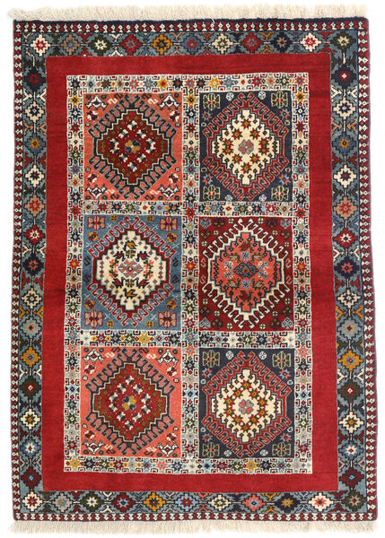  Persisk Yalameh Matta 98X136 Röd/Mörkröd Carpetvista