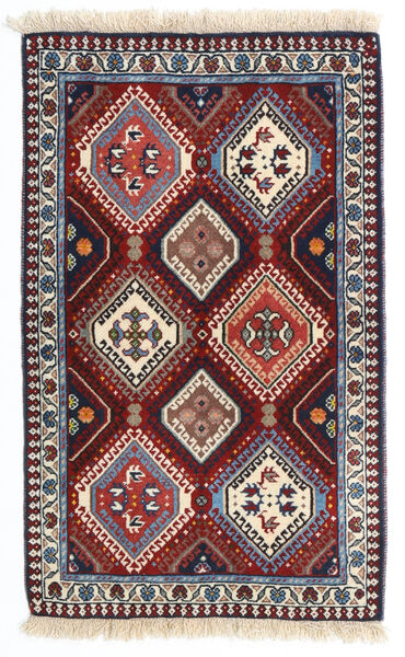  Yalameh Tappeto 62X98 Persiano Di Lana Rosso/Rosa Scuro Piccolo Carpetvista