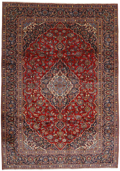 Tapete Najafabad 267X372 Vermelho/Vermelho Escuro Grande (Lã, Pérsia/Irão)