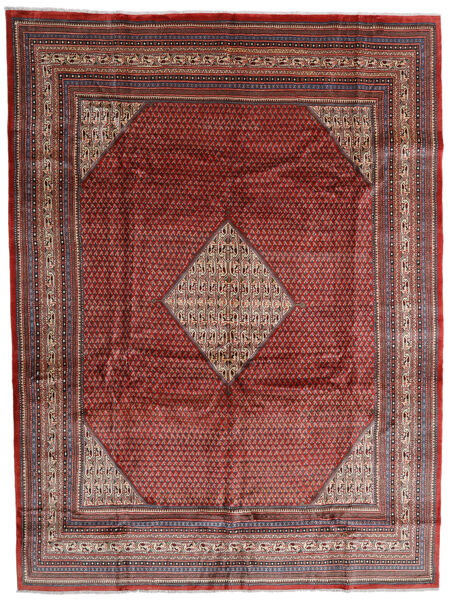Tapete Persa Sarough Mir 291X396 Vermelho/Vermelho Escuro Grande (Lã, Pérsia/Irão)
