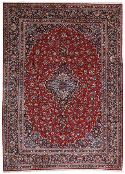  Persischer Keshan Teppich 292X406 Rot/Grau Großer (Wolle, Persien/Iran)