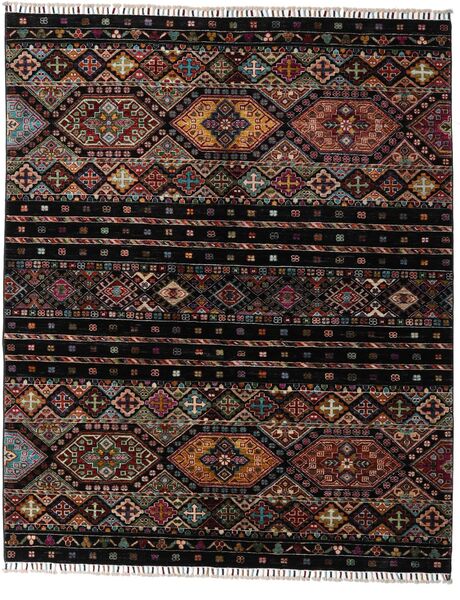  156X190 Shabargan Rug Brown/Dark Red Afghanistan Carpetvista