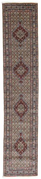 絨毯 オリエンタル ムード 79X399 廊下 カーペット 茶色/グレー (ウール, ペルシャ/イラン)