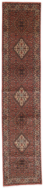 絨毯 ビジャー Zandjan 85X410 廊下 カーペット レッド/茶色 (ウール, ペルシャ/イラン)