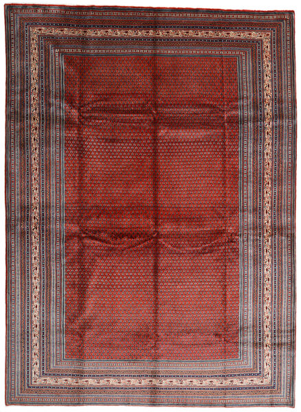 317X433 Sarough Mir Matta Orientalisk Röd/Mörkröd Stor (Ull, Persien/Iran) Carpetvista