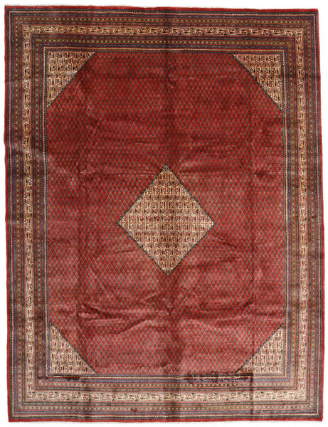 絨毯 サルーク Mir 308X400 レッド/茶色 大きな (ウール, ペルシャ/イラン)