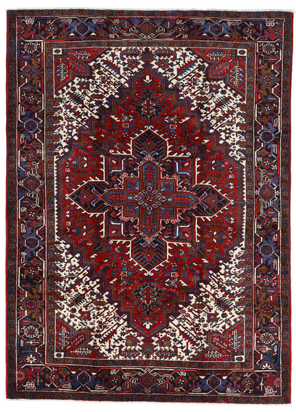 215X295 Heriz Teppe Orientalsk Mørk Rosa/Mørk Rød (Ull, Persia/Iran) Carpetvista