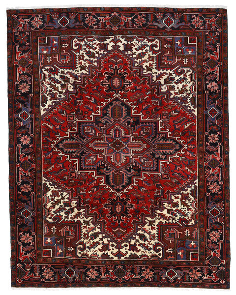 217X276 Alfombra Heriz Oriental Rojo Oscuro/Rojo (Lana, Persia/Irán) Carpetvista