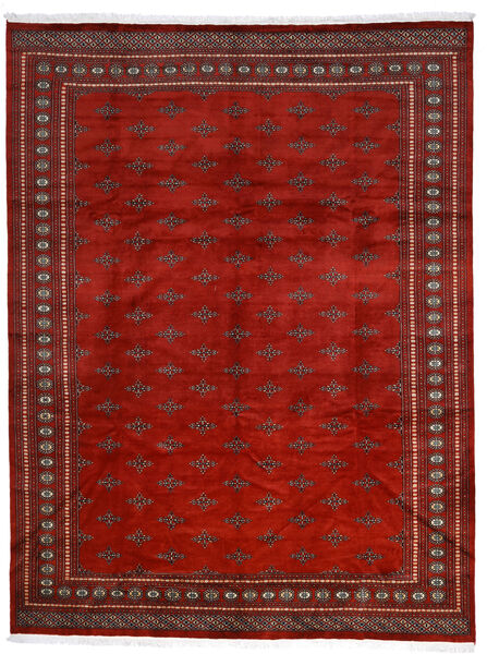 281X369 絨毯 オリエンタル パキスタン ブハラ 2Ply ダークレッド/レッド 大きな (ウール, パキスタン) Carpetvista