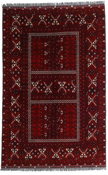 162X248 Alfombra Kunduz Oriental Rojo Oscuro/Rojo (Lana, Afganistán) Carpetvista