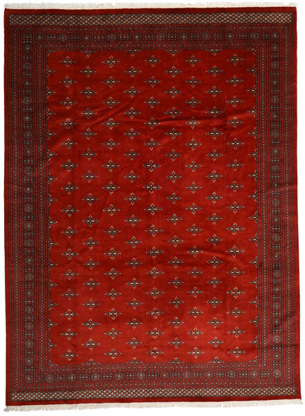 303X408 Pakistan Buchara 2Ply Teppich Orientalischer Dunkelrot/Braun Großer (Wolle, Pakistan) Carpetvista