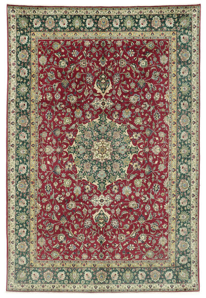  Persian Tabriz 50 Raj Rug 245X362 Green/Red (Wool, Persia/Iran)