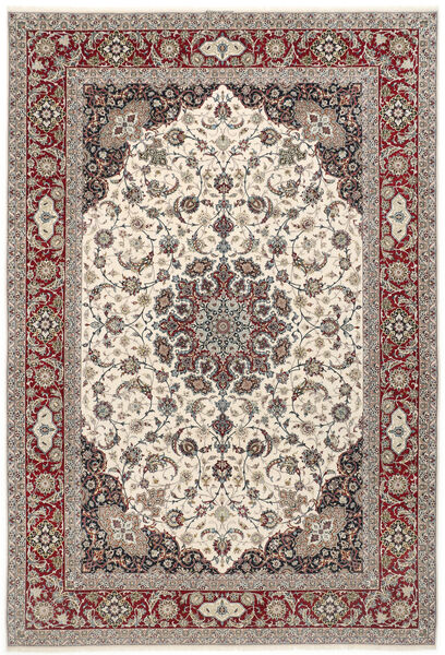  250X360 大 イスファハン 絹の縦糸 絨毯