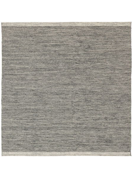 Serafina 250X250 大 ダークグレー 単色 正方形 ウール 絨毯