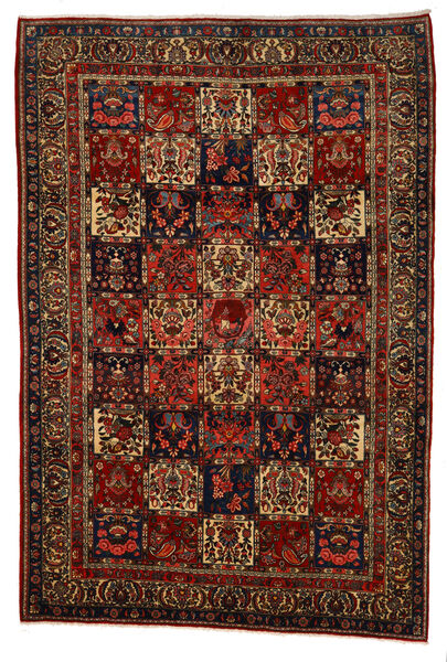 217X318 Tapete Bakhtiari Collectible Oriental Castanho/Vermelho Escuro (Lã, Pérsia/Irão) Carpetvista