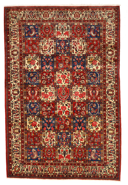  Persischer Bachtiar Collectible Teppich 209X313 Braun/Dunkelrot (Wolle, Persien/Iran)