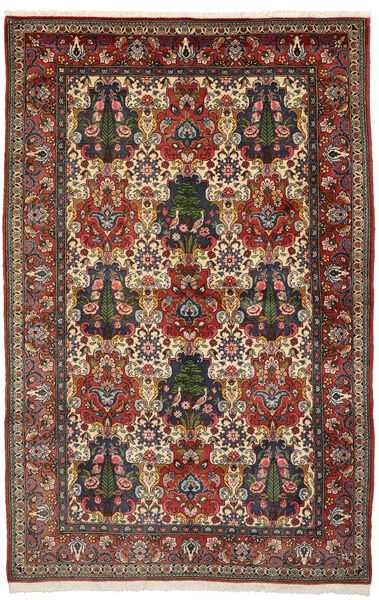 Bakhtiari Collectible Rug 150X240 Brown/Beige Wool, Persia/Iran Carpetvista