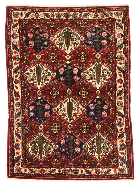  Orientalisk Bakhtiar Collectible Matta 106X149 Mörkröd/Brun Ull, Persien/Iran Carpetvista