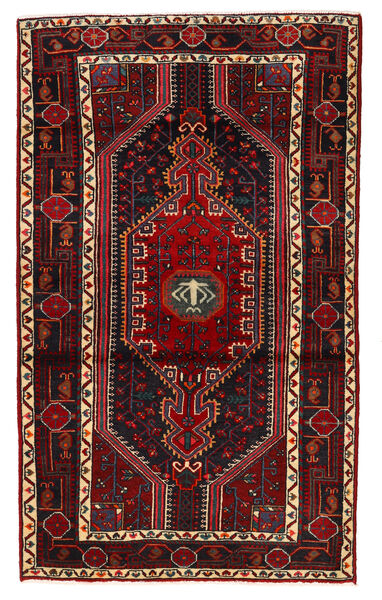 117X197 Dywan Orientalny Hamadan Ciemnoczerwony/Czerwony (Wełna, Persja/Iran) Carpetvista