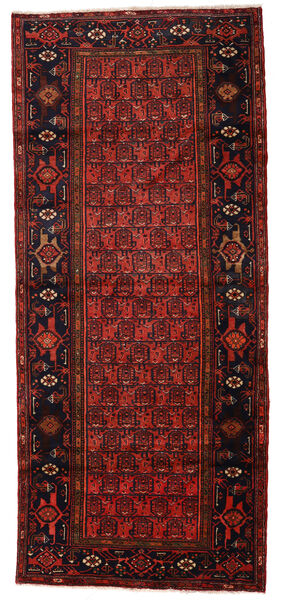 132X204 Alfombra Oriental Hamadan Rojo Oscuro/Rojo (Lana, Persia/Irán) Carpetvista