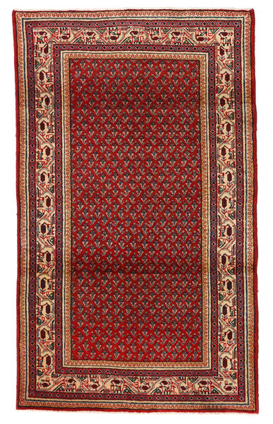 絨毯 サルーク Mir 111X197 レッド/茶色 (ウール, ペルシャ/イラン)
