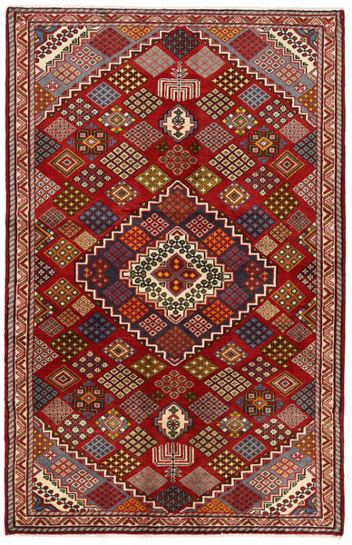 135X212 Dywan Nahawand Orientalny Brunatny/Czerwony (Wełna, Persja/Iran) Carpetvista