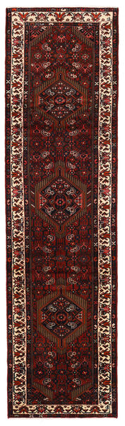 79X296 絨毯 オリエンタル ハマダン 廊下 カーペット ダークレッド/レッド (ウール, ペルシャ/イラン) Carpetvista