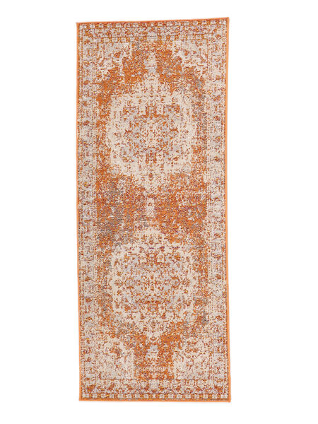 Nadia 80X200 Small Orange Medallion Runner Rug