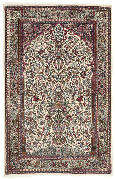  Persisk Sarough Fine Tæppe 130X205 Brun/Rød ( Persien/Iran)