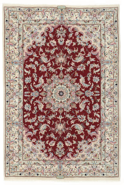  Persischer Kashmar Teppich 132X200 Beige/Hellgrau (Wolle, Persien/Iran)