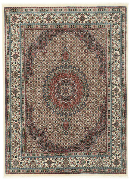 Moud Sherkat Farsh Teppich 150X204 Braun/Hellgrau Wolle, Persien/Iran