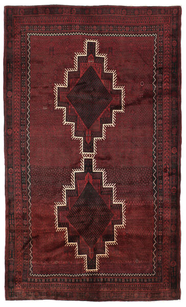  Afshar Tepih 170X290 Perzijski Vuneni Tamno Crvena/Crvena Sag