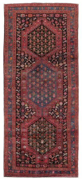  Kurdi Rug 126X292 Persian Wool Red/Dark Red Small