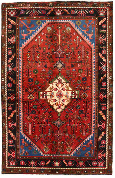  Itämainen Rudbar Matot Matto 128X198 Punainen/Ruskea Villa, Persia/Iran Carpetvista