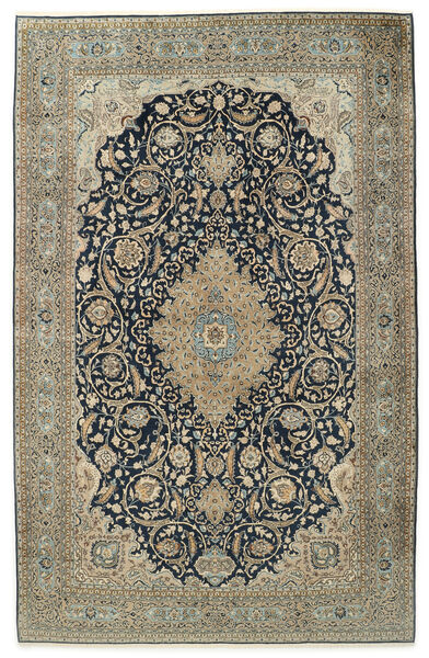  230X338 Ghom Sherkat Farsh Teppich Grau/Beige Persien/Iran