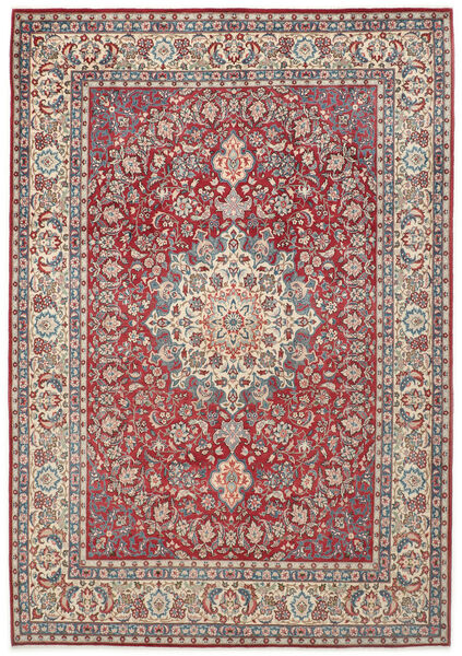 Keshan Fine Tæppe 250X357 Rød/Grå Stort Uld, Persien/Iran