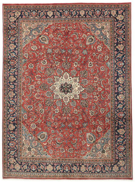 Sarough Teppich 271X365 Rot/Orange Großer Wolle, Persien/Iran