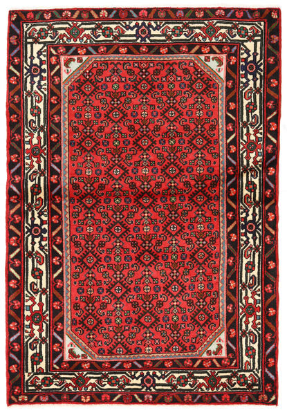 Hosseinabad Tæppe 102X150 Uld, Persien/Iran Carpetvista