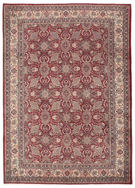  Orientalisk Hamadan Shahrbaf Matta 275X362 Röd/Orange Stor Ull, Persien/Iran