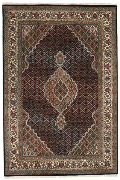 205X302 Täbriz Royal Teppich Orientalischer Braun/Orange (Wolle, Indien) Carpetvista