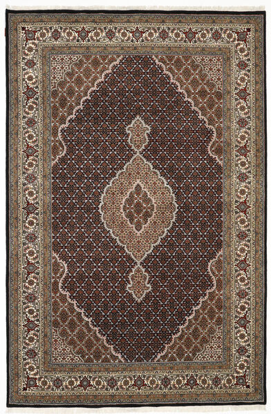 200X302 Täbriz Royal Teppich Orientalischer Braun/Orange (Wolle, Indien) Carpetvista