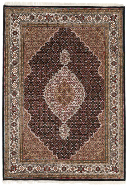 Orientalischer Täbriz Royal Teppich 168X240 Braun/Orange Wolle, Indien Carpetvista