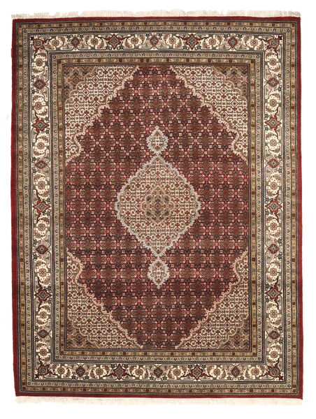 185X246 絨毯 タブリーズ Royal オリエンタル 茶色/オレンジ (ウール, インド) Carpetvista
