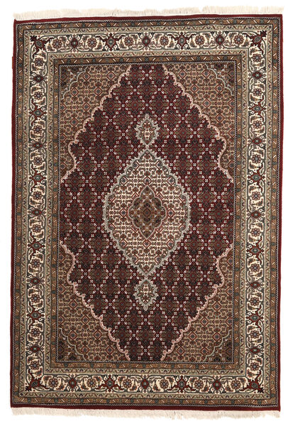 絨毯 タブリーズ Royal 141X205 茶色/オレンジ (ウール, インド)