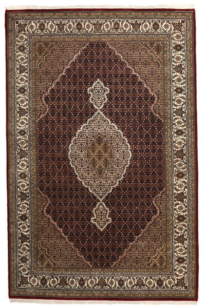 198X304 Tapete Oriental Tabriz Royal Castanho/Laranja (Lã, Índia) Carpetvista