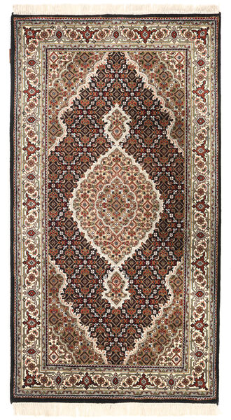 92X170 絨毯 タブリーズ Royal オリエンタル 茶色/ベージュ (ウール, インド) Carpetvista