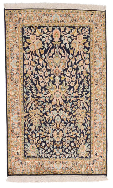 絨毯 オリエンタル カシミール ピュア シルク 77X127 (絹, インド)