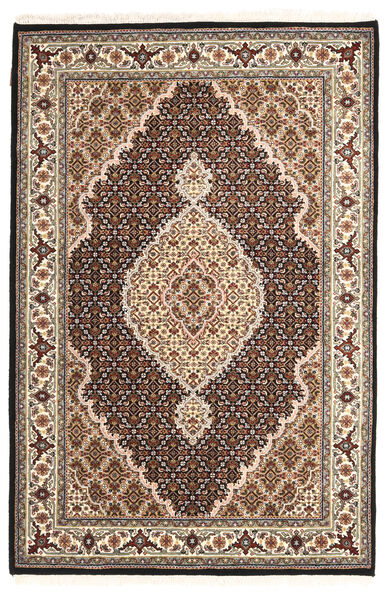123X185 Tabriz Royal Rug Oriental Brown/Beige ( India) Carpetvista